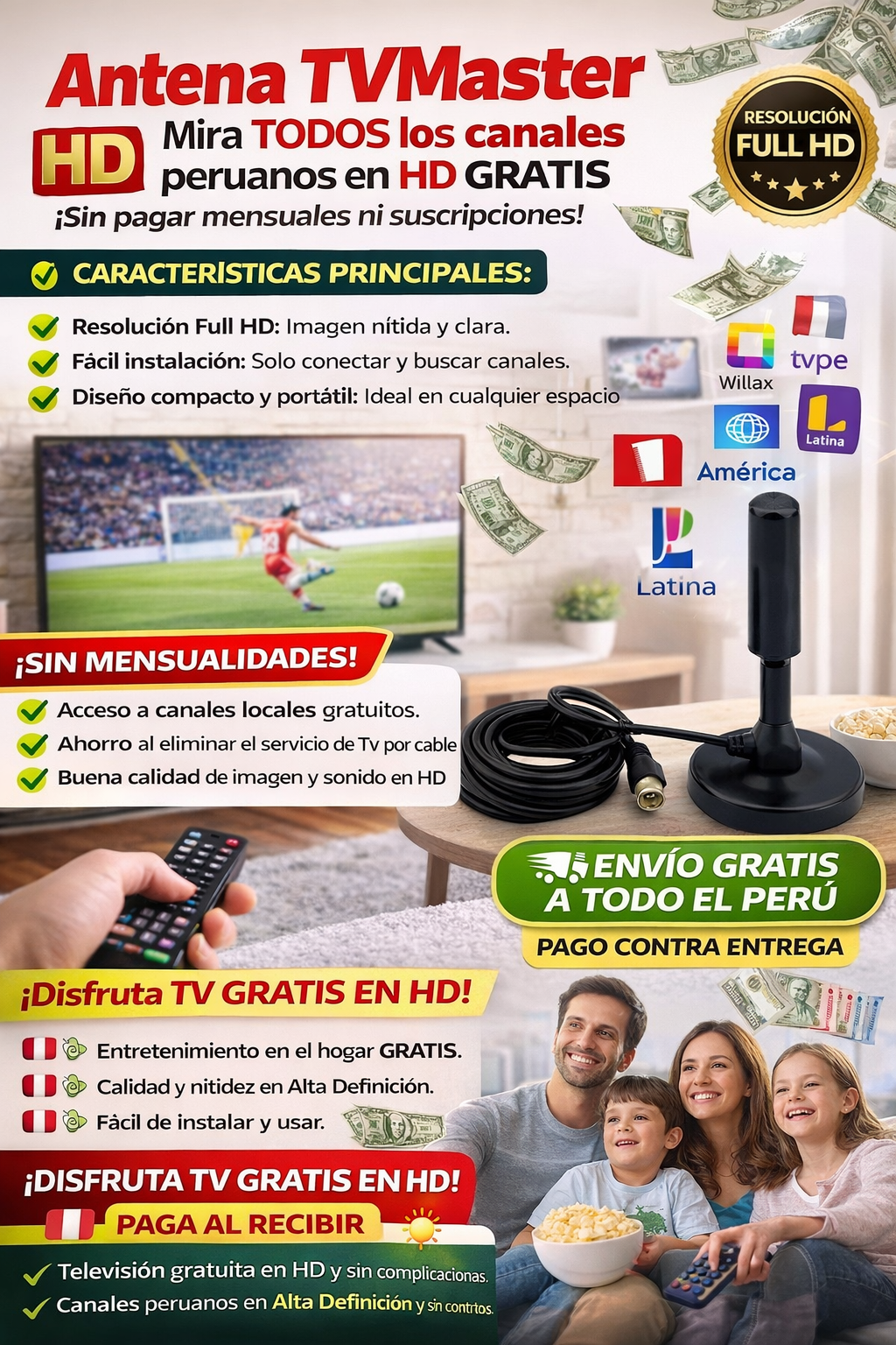 Antena TV Full HD